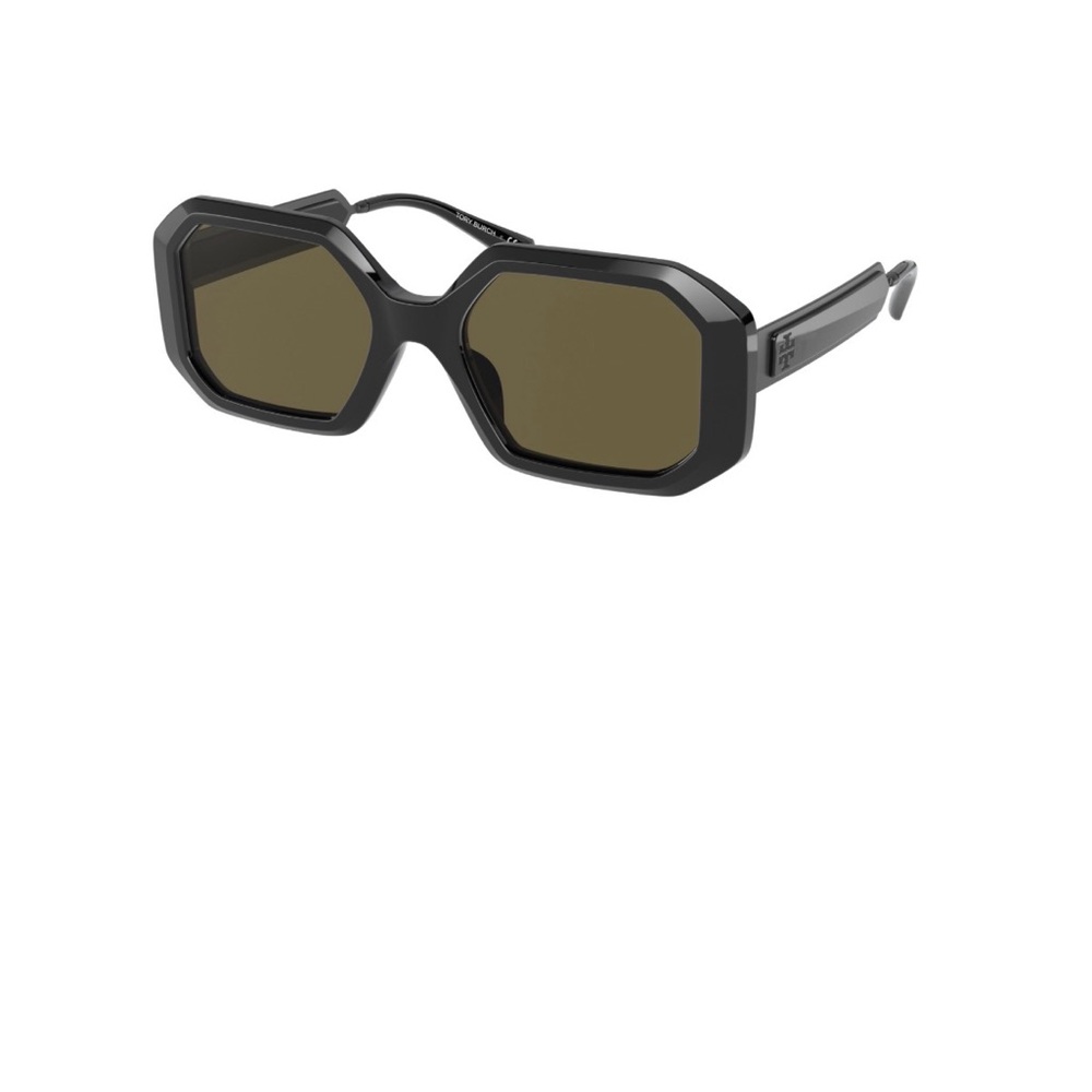Black Geometric Frame Women's Sunglasses